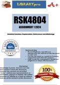 RSK4804 Assignment 1 2024 (546485) - DUE 26 April 2024
