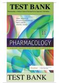 Test Bank  for Pharmacology A Patient-Centered Nursing Process Approach, 11th Edition by Linda E. McCuistion Chapter 1-58