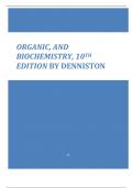 General ORGANIC, AND BIOCHEMISTRY, 10TH EDITION BY DENNISTON