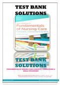 TEST BANK SOLUTIONS-Fundamentals of Nursing Care Concepts, Connections and Skills 4th edition by Burton Smith