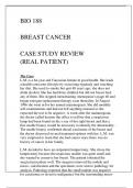 BIO 188 BREAST CANCER CASE STUDY REVIEW ( REAL PATIENT)