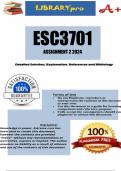 ESC3701 Assignment 2 (COMPLETE ANSWERS) 2024 (627944) - DUE 21 May 2024