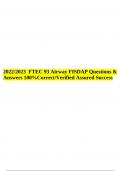 2023/2024 FTEC 93 Airway FISDAP Questions &  Answers 100%Correct/Verified Assured Success