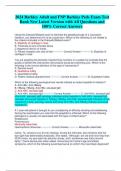 2024 Barkley Adult and FNP Barkley Peds Exam Test  Bank New Latest Version with All Questions and  100% Correct Answers