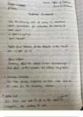 Class notes English 