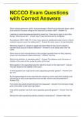 NCCCO Exam Questions with Correct Answers
