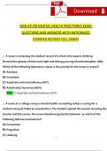 2023 NGN ATI RN MENTAL HEALTH PROCTORED EXAM TEST BANK QUESTIONS AND VERIFIED ANSWERS BUNDLED SOLUTIONS / A+ GRADE(VERIFIED REVISED FULL EXAM)