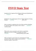 FSVO State Test 2024/25