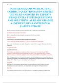 IAEM AEM EXAMS WITH ACTUAL  CORRECT QUESTIONSAND VERIFIED  DETAILED ANSWERS BY EXPERTS  |FREQUENTLY TESTED QUESTIONS  AND SOLUTIONS |ALREADY GRADED  A+|NEWEST| GUARANTEED PASS  |LATEST UPDATE