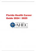 Florida Health Career Guide 2024 / 2025