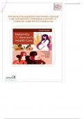 Maternity and Women's Health Care Test bank by Deitra Leonard Lowdermilk, Kitty Cashion, et al. | Complete Guide.