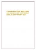 ATI NCLEX PN EXAM QUESTIONS AND ANSWERS WITH RATIONALE PASS AT FIRST ATTEMPT 2024
