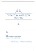 OCR 2023 GCSE CHEMISTRY A GATEWAY SCIENCE J248/03: PAPER 3 (HIGHER TIER) QUESTION PAPER & MARK SCHEME (MERGED