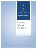 OCR 2023 GCSE Combined Science Biology A  Gateway Science J250/02: Paper 2 (Foundation Tier) Question Paper & Mark Scheme