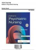 Test Bank: Keltners Psychiatric Nursing, 9th Edition by Steele - Chapters 1-36, 9780323791960 | Rationals Included
