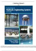 Solution Manual for Fundamentels of Hydraulic Engineering System Fourth Edition by Robert J.Houghtalen