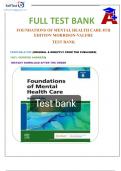 FOUNDATIONS OF MENTAL HEALTH CARE 8TH EDITION MORRISON-VALFRE TEST BANK