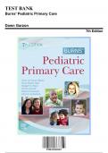 Test Bank: Burns’ Pediatric Primary Care, 7th Edition by Maaks - Chapters 1-46, 9780323581967 | Rationals Included