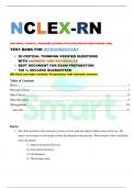 NCLEX RN INTEGUMENTARY HEALTH QUESTIONS AND ANSWERS WITH RATIONALES