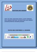 AAPC CPC FINAL EXAM REAL EXAM 3 LATEST VERSIONS  EACH VERSION CONTAINS 100 QUESTIONS AND CORRECT  ANSWERS(