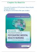 Complete Test Bank For       Varcarolis' Foundations Of Psychiatric-Mental Health Nursing 8th Edition By Margaret Jordan Halter Phd Aprn (Author)