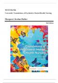 Test Bank for Varcarolis' Foundations of Psychiatric-Mental Health Nursing, 9th Edition by Margaret Jordan Halter| All Chapters 1-36 Updated