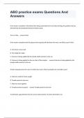 ABO practice exams Questions And Answers
