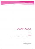Law of Delict 301 Textbook Summary