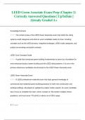 LEED Green Associate Exam Prep (Chapter 2) Correctly Answered Questions| UpToDate |  Already Graded A+ 