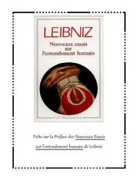 Leibniz Préface aux Nouveaux Essais sur l'entendement humain