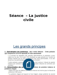 Droit Privé - La justice civile