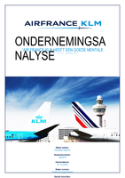 Paper Ondernemingsanalyse Air France-KLM