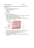 Volledige samenvatting Medische biologie blok 1.2