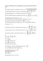 Tilburg Year 1 Managerial Accounting microeconomics formulas H1-H6
