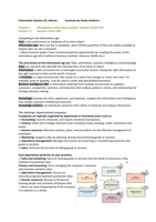 Summary Information Systems - Baltzan 2e 