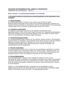 Inleiding afstudeerrichting Arbeid en Organisatie/PER3/TOETSA