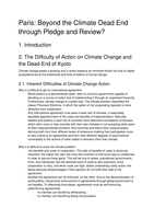 Summary article "Paris: Beyond the Climate Dead End through Pledge and Review?" by Keohane and Oppenheimer