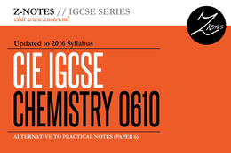 IGCSE Chemistry 0620-All-In-One Paper 6 Flashcards