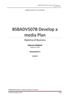 BSBADV507B_Develop a media Plan_Assessment_2