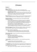 Fundamentals in finance summary (FIF)