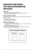 Research Methods - Experimental Methods pt. 1