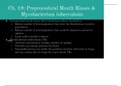 Preprocedural Mouth Rinses & Mycobacterium tuberculosis 