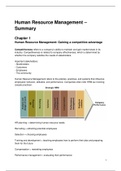 Human Resource Management - Ch. 1-4, 5, 6, 8, 9, 11, 13, 15 - 10th edition