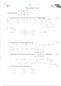 Linear Algebra Test 1