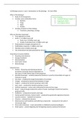Lectures 1 and 3 Notes - Introduction to Microbiology