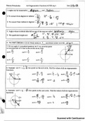 Pre-Calculus Trigonometric Functions Notes