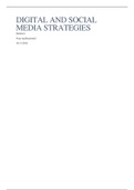 Digital and Social Media Strategies summary all lectures