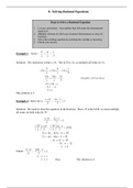 8. Solving Rational Equations Review Sheet