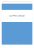 Final Report - Bystander Effect