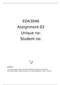 EDA3046 Assignment 02 Answers